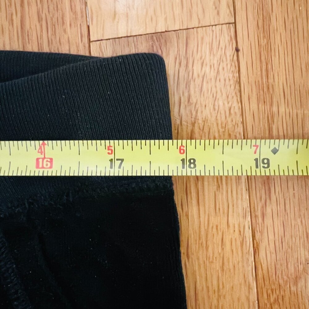 Vintage Y2k Juicy Couture Tracksuit Black Velour Pants - Picture 11 of 16
